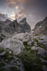 Valle di Tuckett in Dolomiti di Brenta