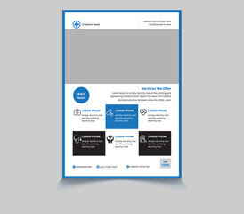 Corporate Business Flyer Design Template Eps File Ready