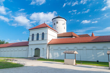 Fototapeta na wymiar Entrance to Medieval Budatin Castle (Slovakia: Budatinsky zamok) near Zilina, Slovakia.