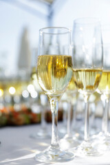 glass of champagne