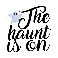 The haunt is on halloween Cruft, Vector Design.