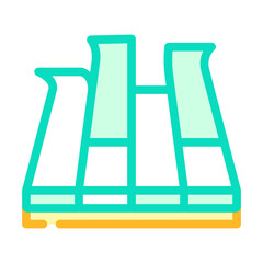 modular pva cover floor color icon vector. modular pva cover floor sign. isolated symbol illustration