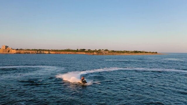 Water  scooter on the sea 3