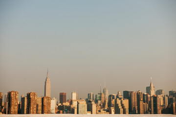 Fototapeta na wymiar View of New York city at day time