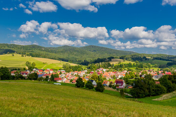 Sommerwanderung durch die schöne Natur von Schmalkalden - Thüringen - Deutschland