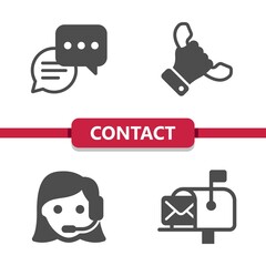 Contact - Contact Us Icons