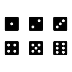 dice icon set