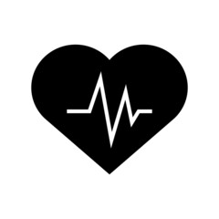 Heart beat icon