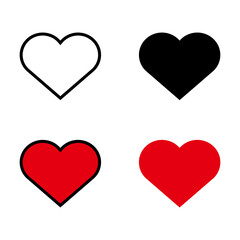 Heart icons