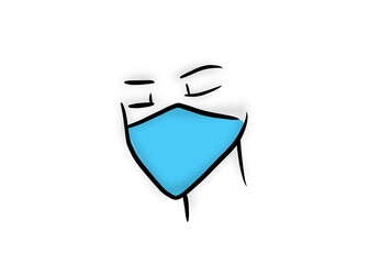 3d person with a mask