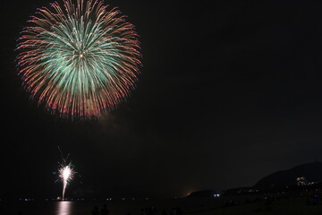 花火　日本の夏の夜