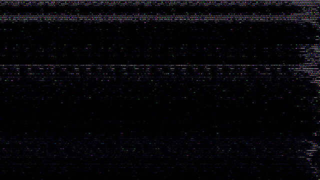 Glitch noise static television VFX pack. Visual video effects stripes background, CRT tv screen no signal glitch effect