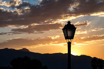 Puesta de sol desde Almudaina