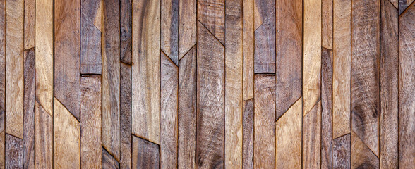 Panorama wood texture natural, plywood texture background surface with old natural pattern,