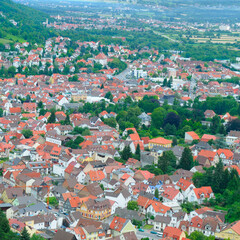 Fototapeta premium City top view.Travel and vacation concept.