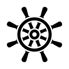 Obraz premium Icon Of Steering Wheel