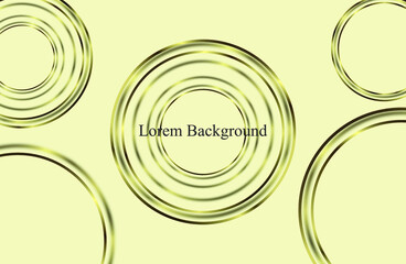 white background with golden circles with sparkle. modern background. vector illustration. eps 10