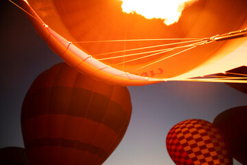 Colourful balloons on the sky at Cappadocia