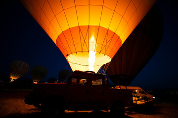Colourful balloons on the sky at Cappadocia