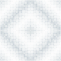 Halftone diagonal seamless pattern, vector illustration.