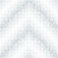 Halftone diagonal seamless pattern, vector illustration.