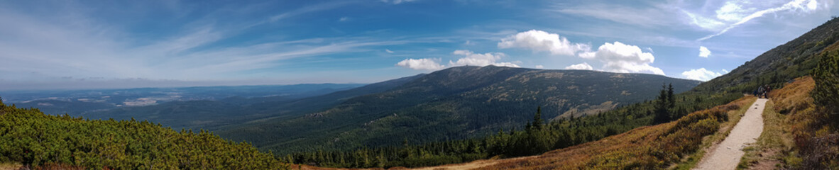 Panorama of the mountains