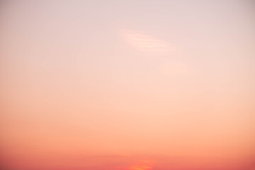 beautiful orange clouds  and sunlight on the blue sky perfect for the background, take in...