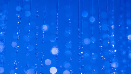 Obraz na płótnie Canvas water drops ,close up