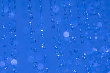 Naklejka na ściany i meble water drops ,close up