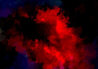 赤い幻想的な水彩テクスチャ背景
