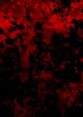 幻想的な赤い血の水彩テクスチャ背景
