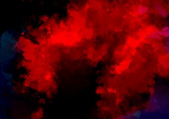 幻想的な赤い血の水彩テクスチャ背景
