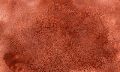 Hand drawn abstract  brown watercolor background 
with texture. Leather texture