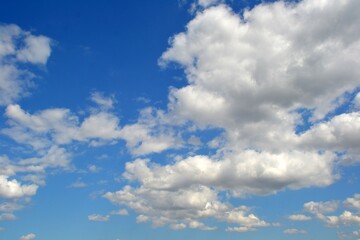 blue sky with clouds