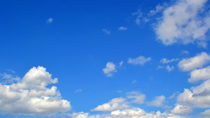 blue sky with clouds