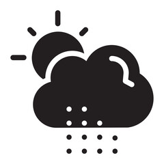 weather glyph icon