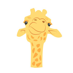 giraffe in flat style 