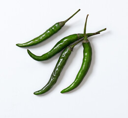 green chili peppers