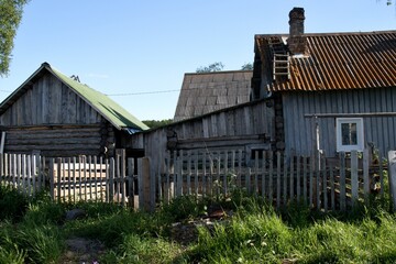 Fototapeta na wymiar View of Solovetskiy village. Bolshoy Solovetsky Island. Russia.