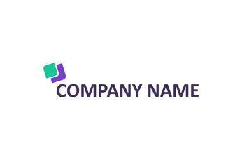 Simple abstract logo design template. Universal flat geometry logotype