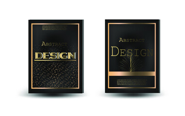 Gold pattern. Linear geometric Art deco bricks. 20s retro style. Luxury seamless pattern. Packaging or menu design.Vector.
