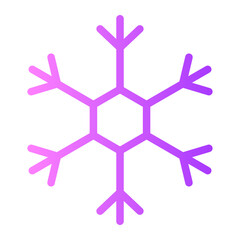 Fototapeta premium Snow gradient icon