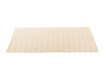 Empty Asian Food Background. place mat on wooden background perspective view with copy space flat lay