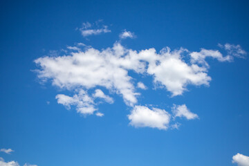 blue sky with clouds