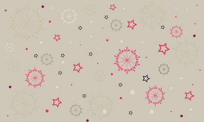 New Year, Christmas background. Pattern. Snowflake, star.