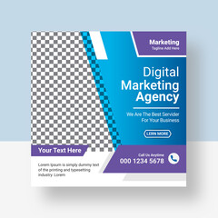 Modern Social square web banner for social media post template design, Facebook Post, Instagram Post template	