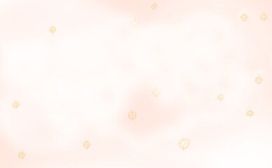 ふわふわキラキラした背景。（黄色）