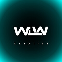 WLW Letter Initial Logo Design Template Vector Illustration