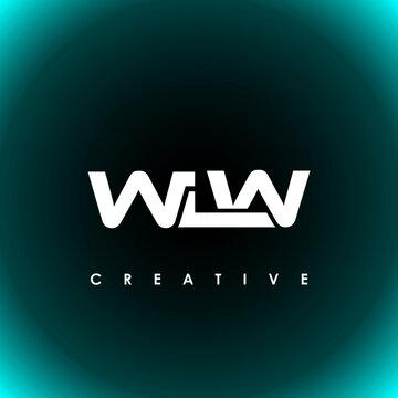 WLW Letter Initial Logo Design Template Vector Illustration