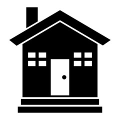 Vector House Glyph Icon Design
